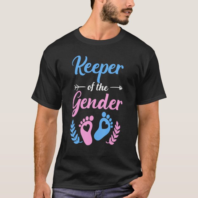 Pflege des Party für geschlechtsspezifische Babydu T-Shirt (Vorderseite)
