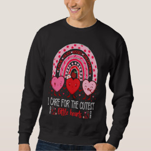 Pflege für die süßesten kleinen Herzen L&D Kranken Sweatshirt