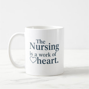 Pflege ist eine Herzensarbeit Personalisiertes Ges Kaffeetasse