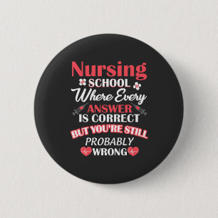 Pflege   Krankenpflegerin Button