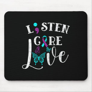 Pflege Liebe Suizidprävention Sensibilisierungsgra Mousepad