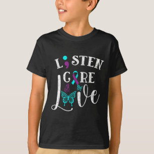 Pflege Liebe Suizidprävention Sensibilisierungsgra T-Shirt