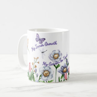 Pflege mich, mein inneres Wachstum Kaffeetasse