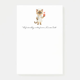 Pflege Notepad mit Niedlichen Katzenauflagen Post-it Klebezettel
