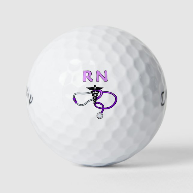 Pflege RN Stethoscope Golfball (Vorderseite)