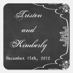 Pflege Stickers Modernes Chalkboard Vintag Viktori