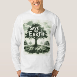 "Pflege unseren Planeten: Ein Aufruf zum Schutz de T-Shirt