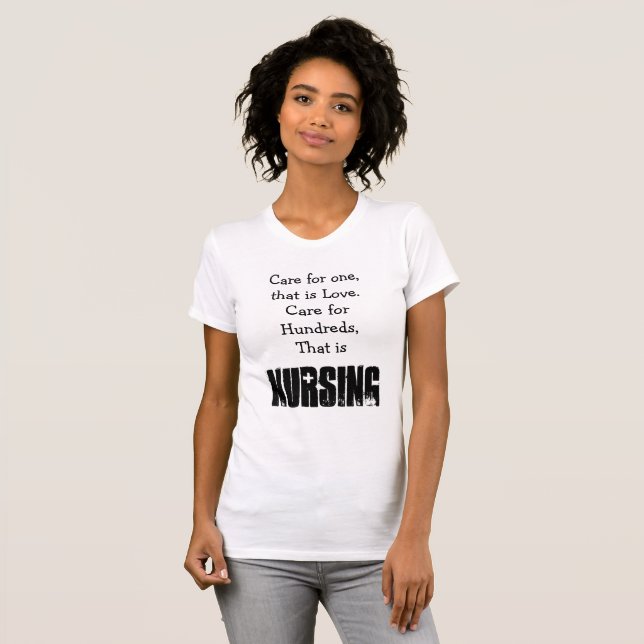 Pflegeangebot, Krankenpflege-Shirt T-Shirt (Vorne ganz)