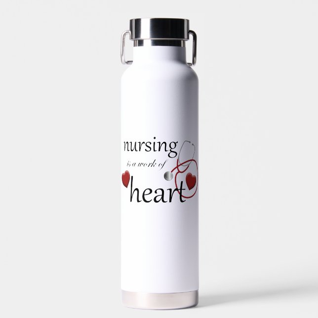 Pflegearbeiten der Herzkrankheit Trinkflasche (Vorne)