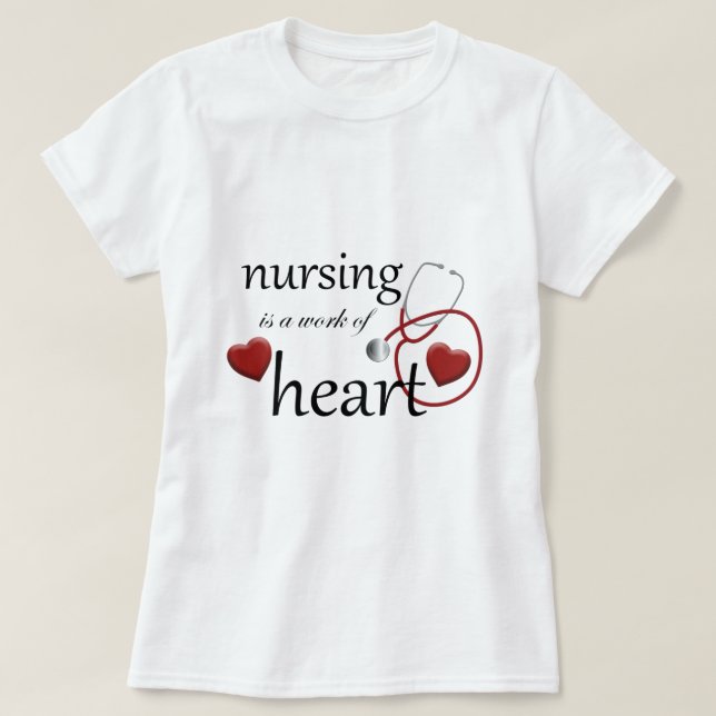 Pflegearbeiten des T - Shirt der Herzkrankheiten (Design vorne)