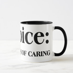Pflegeheim ist im Geschäft von sich kümmerte fü Tasse