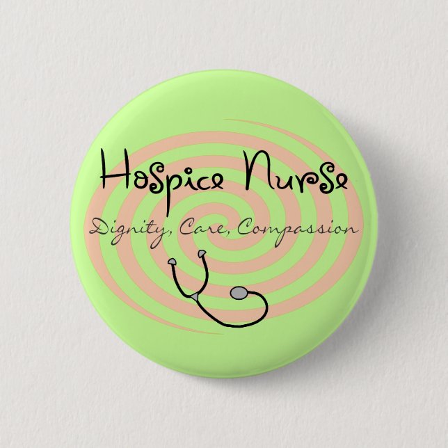 Pflegeheim-Krankenschwester Button (Vorderseite)