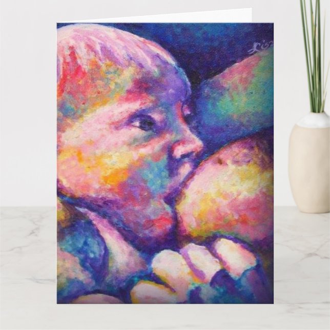 Pflegekind Dankeskarte (Vorderseite)