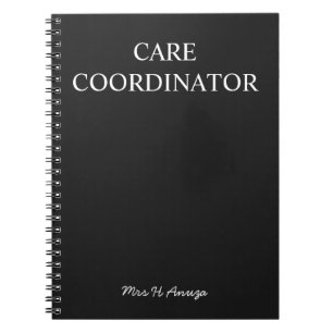 Pflegekoordinator-Notizbuch Notizblock