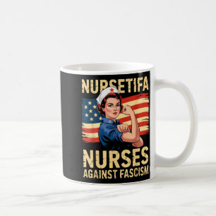 Pflegekräfte gegen Faschismus Starke Unterstützung Kaffeetasse
