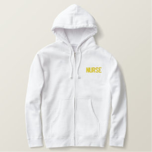 PFLEGEKRÄFTEMITTEILUNG BESTICKTER HOODIE