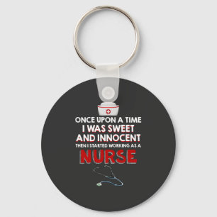 Pflegeleben Ich arbeite als Krankenschwester Schlüsselanhänger