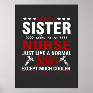 Pflegeleben Ich habe eine Krankenschwester Poster