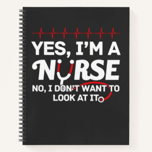 Pflegeleben Ja, ich bin Krankenschwester Notizbuch