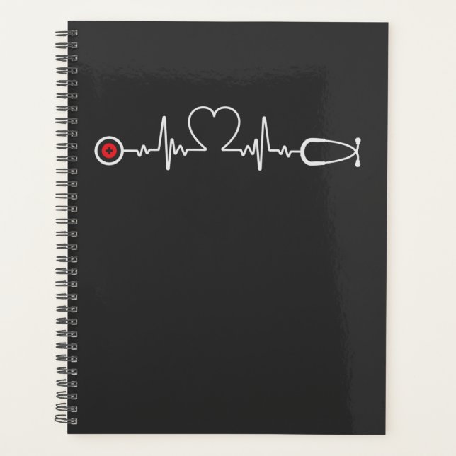 Pflegeleben | Nurse Heartbeat Planer (Vorderseite)