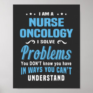 Pflegeleben   Onkologie der Krankenschwester Poster