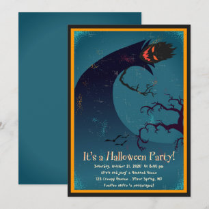 Pflegen eines Party Halloween-Party Einladung