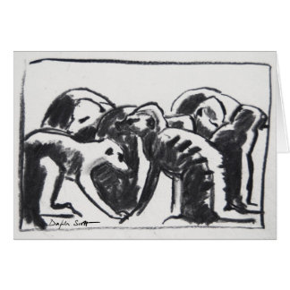 Pflegen meerkats - Kunstkarte