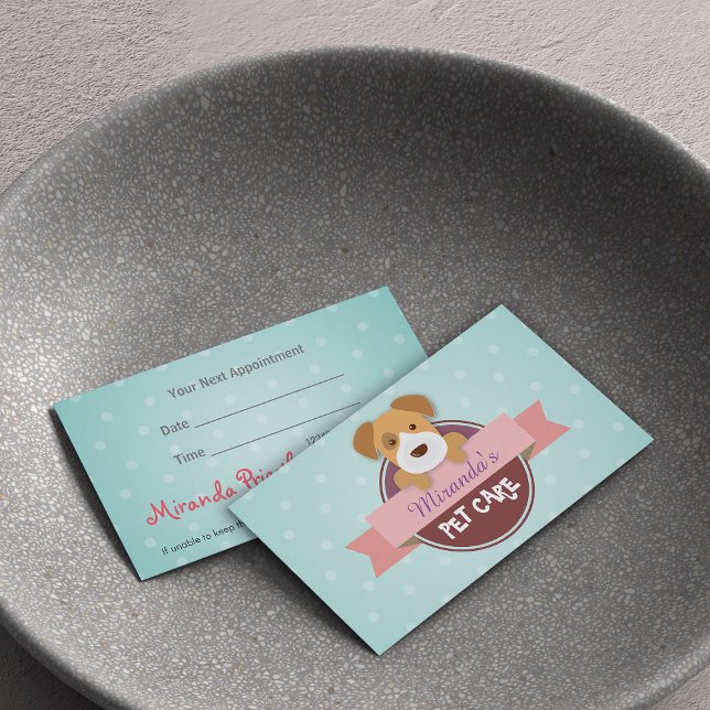 Pflegepersonal Schönheitssalon Baden- und Pflegesa Terminkarte (Von Creator hochgeladen)