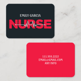 Pflegepersonal Visitenkarte