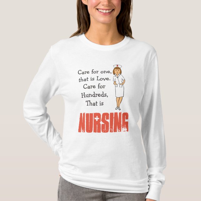 Pflegequotes Krankenversicherungs-Shirt T-Shirt (Vorderseite)