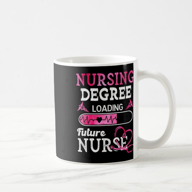 Pflegestudium für zukünftige Krankenpflegeberufe Kaffeetasse (Rechts)