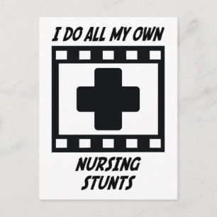 Pflegestunts Postkarte