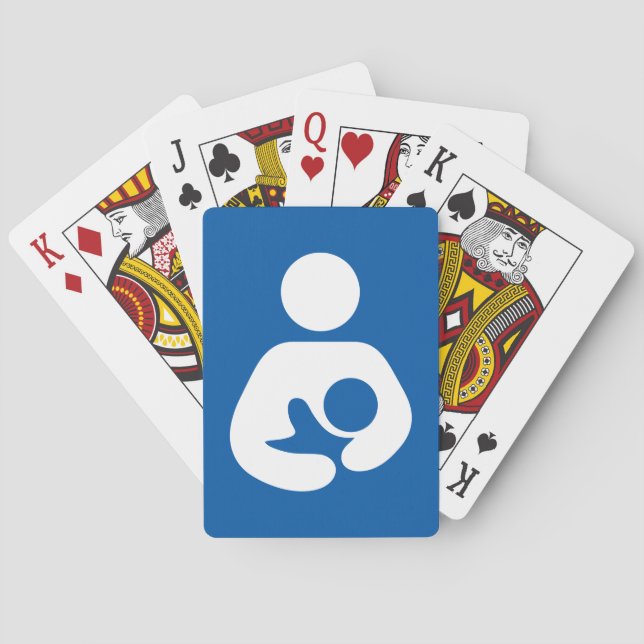 Pflegesymbol Spielkarten (Rückseite)