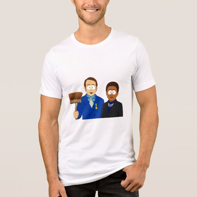 "Pfleget eure Besen" Tri-Blend Shirt (Vorderseite)