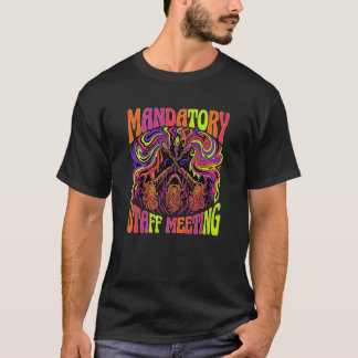 Pflichtmitarbeitertreffen Psychedelischer Zauberer T-Shirt