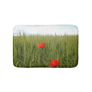 Pflücke in einer Wheat Field Bath Mat Badematte
