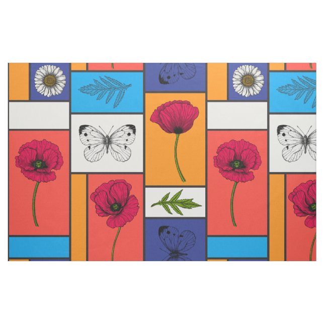 Pflücke in farbigen Schachteln Stoff (Fat Quarter (45,7 x 55,9 cm))