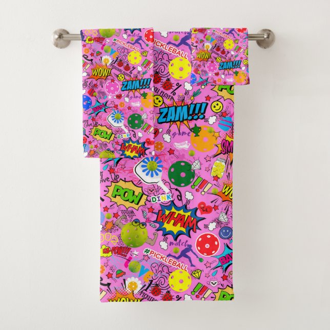 😍 Pflückenrosa Badhandtuch Set (Insitu)