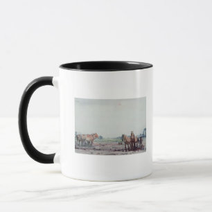 Pflug-Pferde Tasse