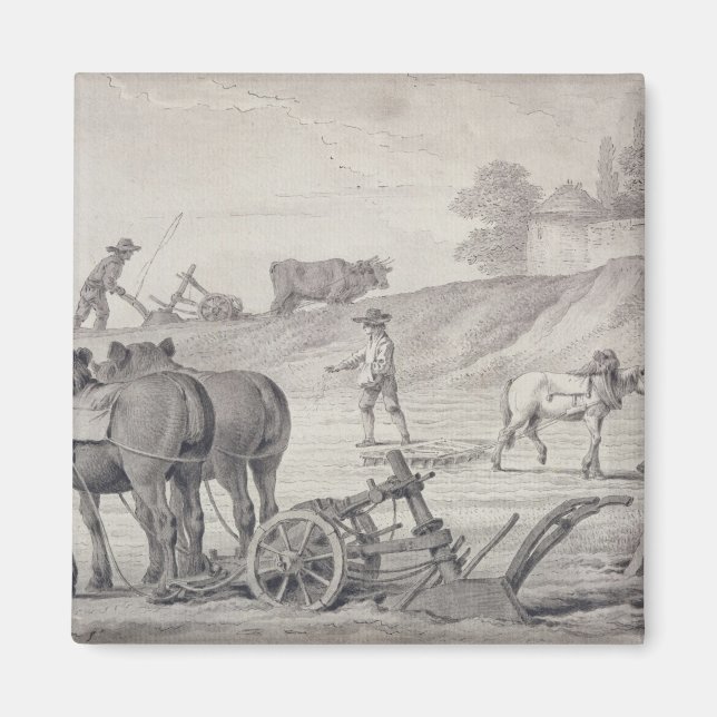 Pflügen der Felder Magnet (Vorne)