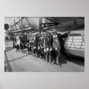 Pflüger-Mädchen Poster