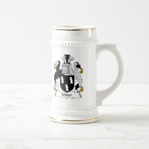 Pförtner-Familienwappen Bierglas