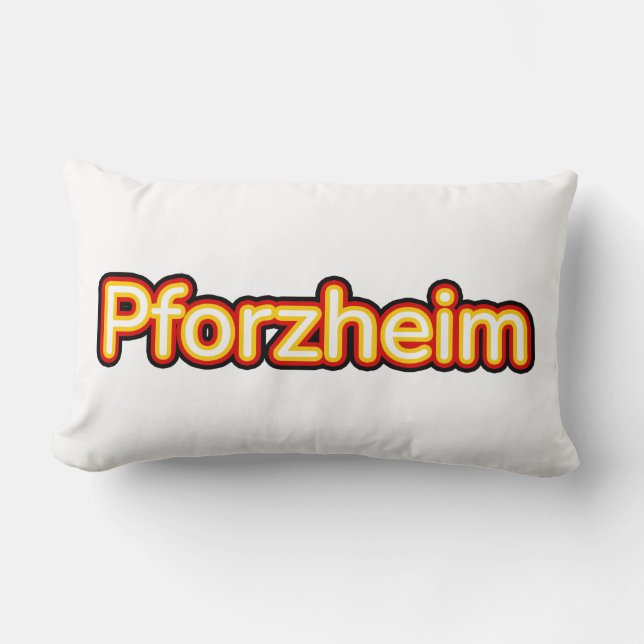 Pforzheim Deutschland Lendenkissen (Vorderseite)