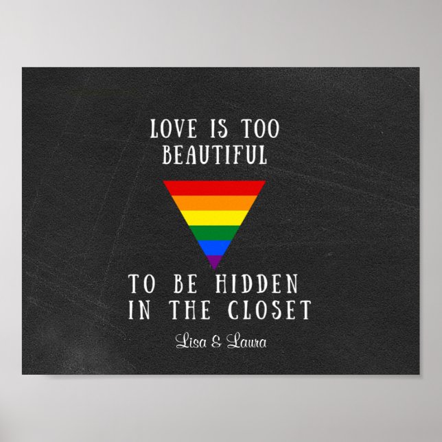 Pfoster für den Regenbogen Poster (Vorne)