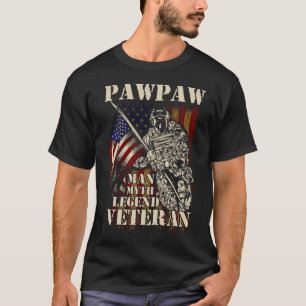 Pfote den Veteran den Mythos der Legende T-Shirt