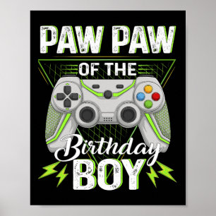 Pfote des Phantastischen Videospiels des Boy Gamer Poster