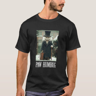 Pfote Humbug Lustige Katze Weihnachten Haustier Fe T-Shirt