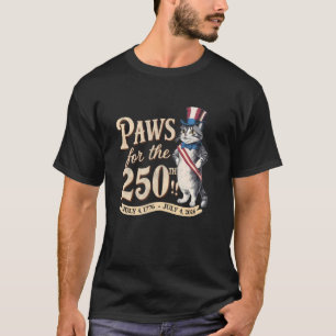 Pfoten Für Den 250. Katzenliebhaber Amerika 250. G T-Shirt