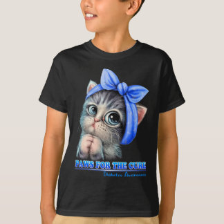 Pfoten für die Heilung Diabetes Sensibilität Niedl T-Shirt