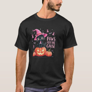 Pfoten für die Ursache Brustkrebs T-Shirt